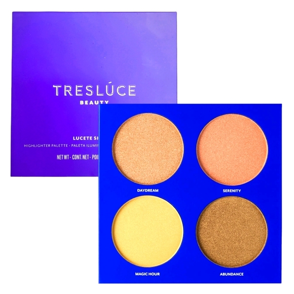Tresluce Beauty Makeup Tresluce Lucete Shimmer Highlighter Palette Poshmark